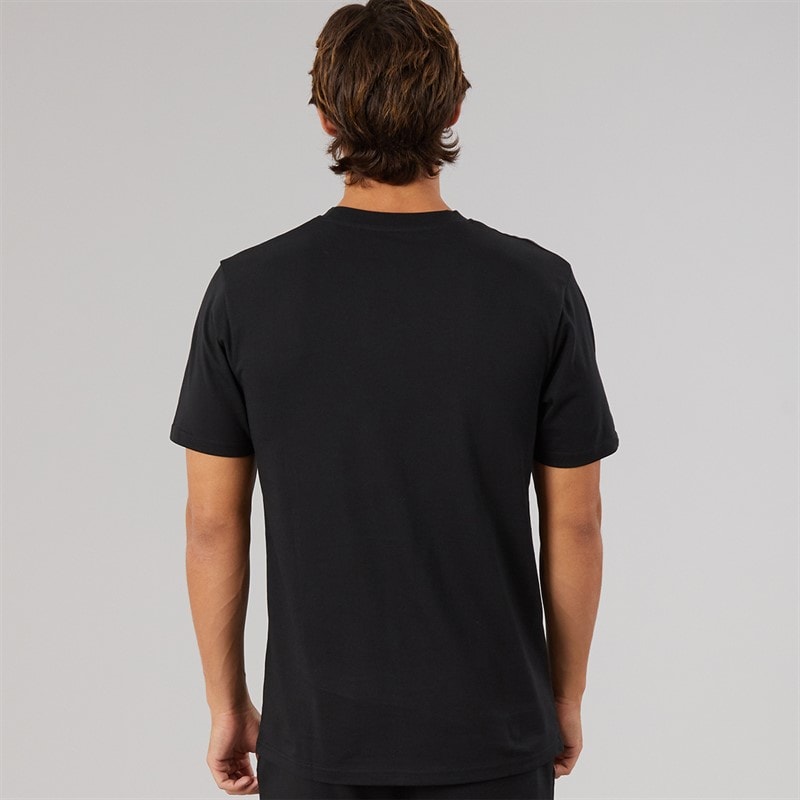 Herre malbory 2 t-shirt med venstre brystprint Sort - Billede 2