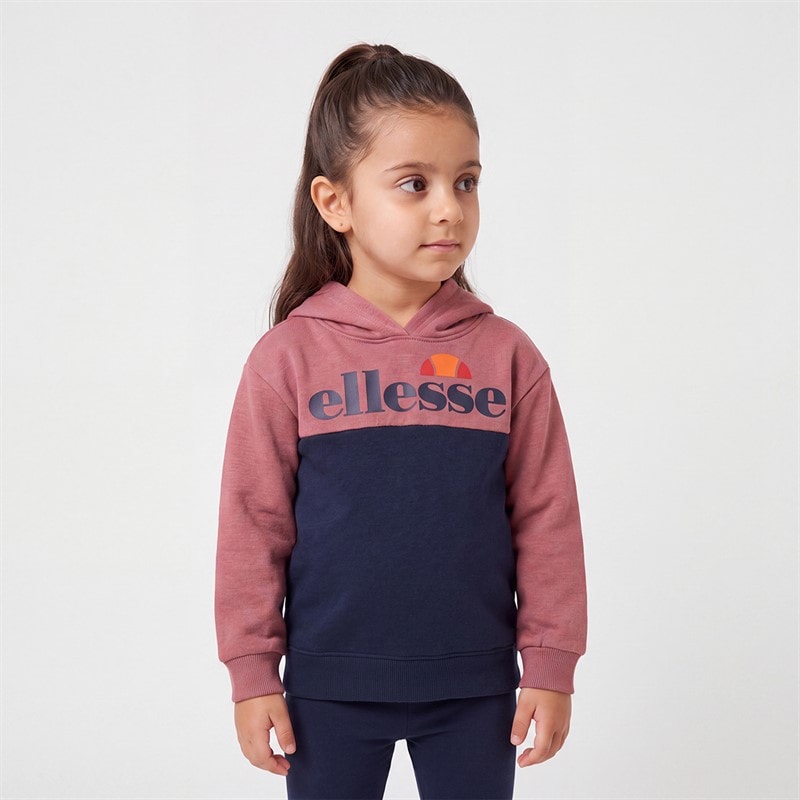 Piger maria logo leggings sæt Rose/Marineblå - Billede 3