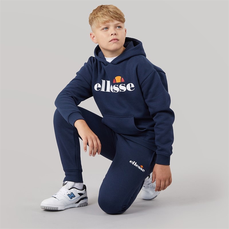 Ellesse Junior Drenge link logo træningsdragt - Navy