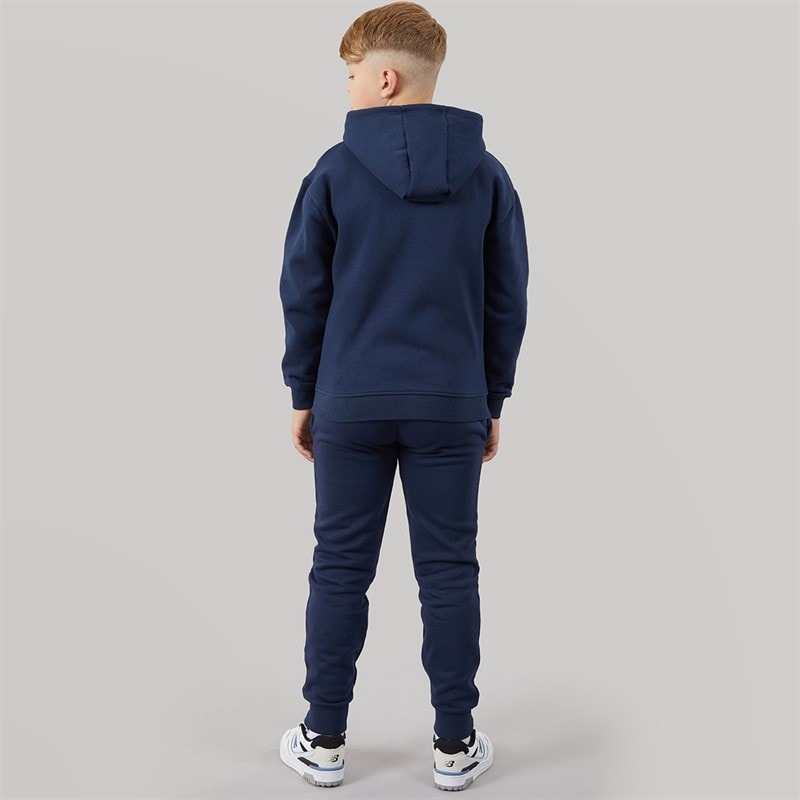 Junior Drenge link logo træningsdragt Navy - Billede 2