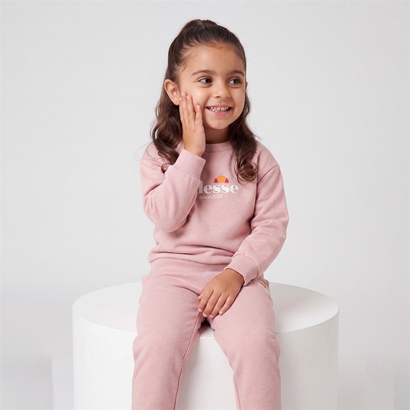 Piger paige sweatshirt og joggingbukser Pink - Billede 3