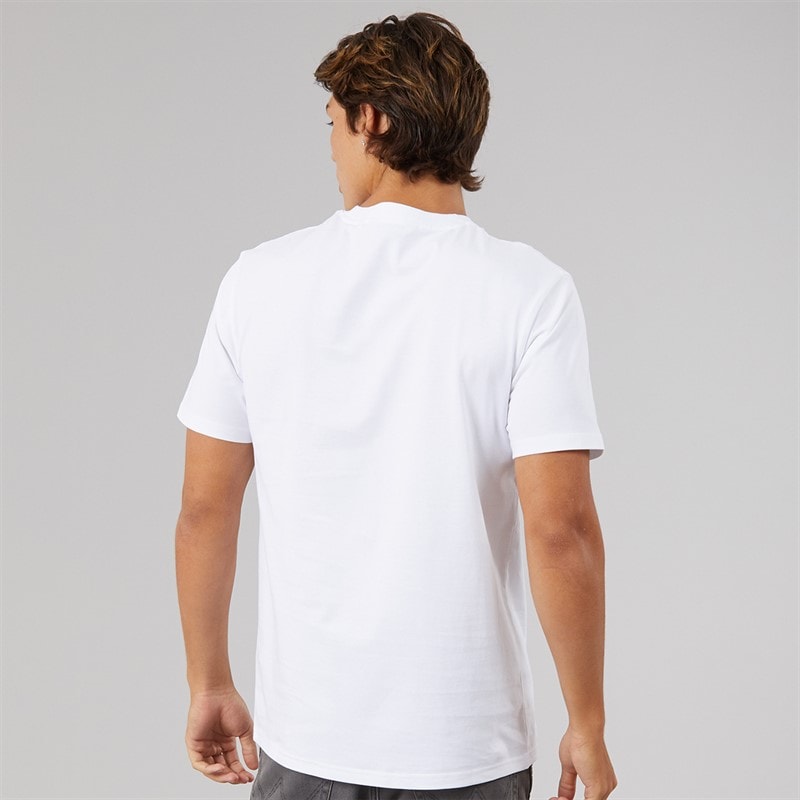 Herre moulton panel t-shirt Hvid - Billede 2