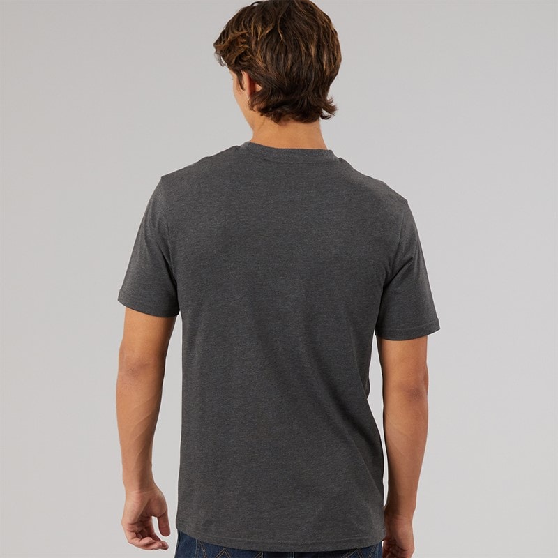 Herre moulton panel t-shirt Mørkegrå - Billede 2