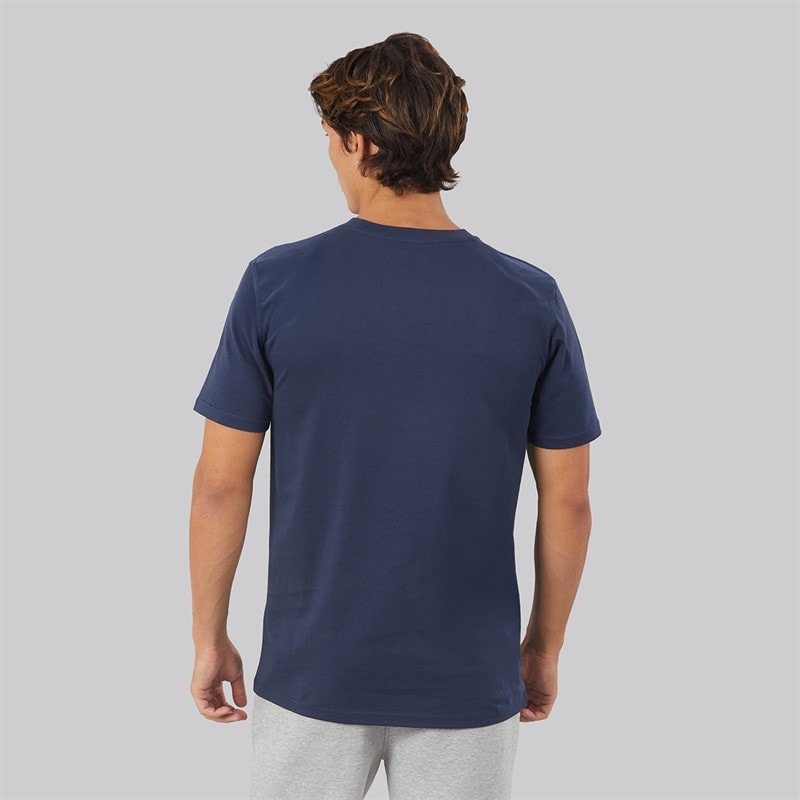 Herre ollio 2 central logo t-shirt Navy - Billede 2