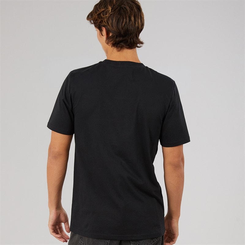 Herre moulton panel t-shirt Sort - Billede 2