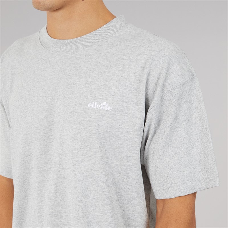 Herre suisio t-shirt Lysegrå Marl - Billede 3