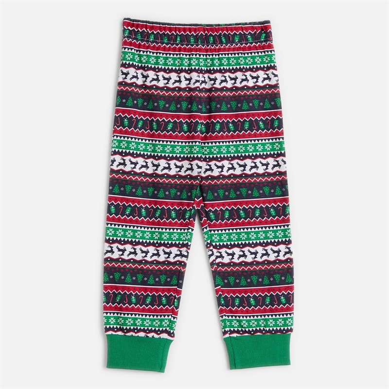 Børn julefamilie pyjamasæt Multi - Billede 3