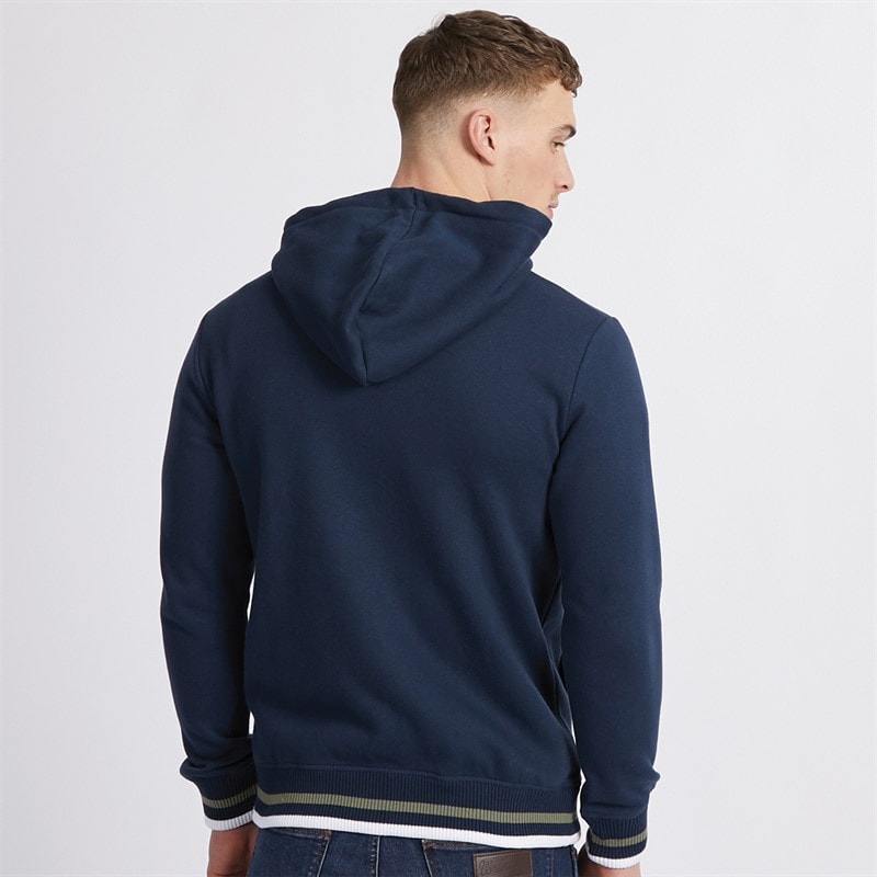 Herre hættetrøje Marine/Khaki - Billede 2