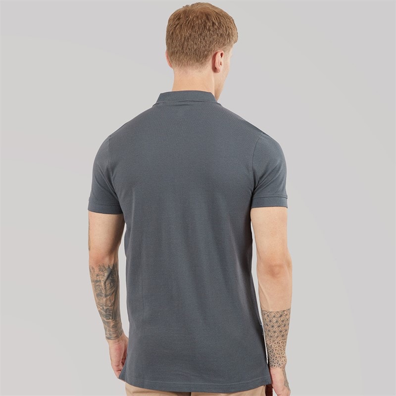 Herre klassisk stribet polo-shirt Iron - Billede 2