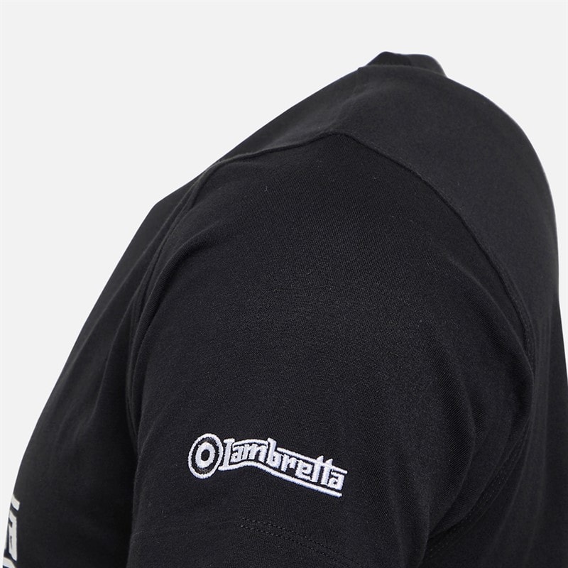 Herre tofarvet target t-shirt Sort - Billede 2