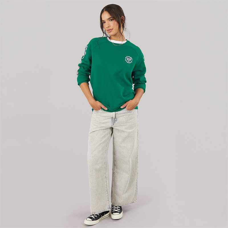 Dame sweatshirt med rund hals Evergreen - Billede 4