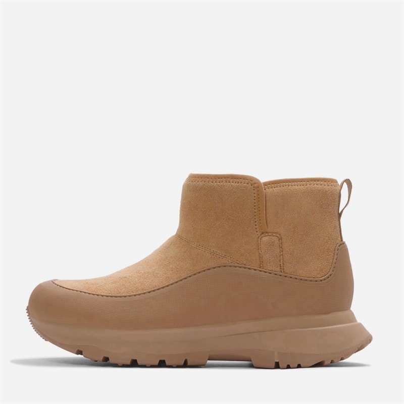 Dame neo d hyker varme ruskind slip-on udendørs mini støvler Desert Tan - Billede 1
