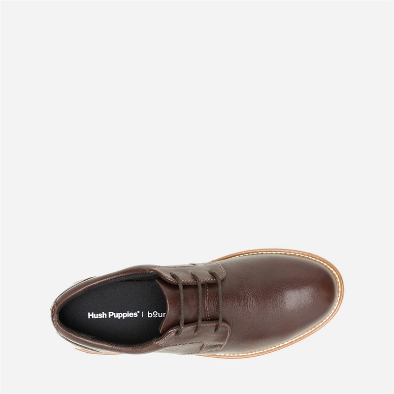 Herre jenson oxford sko Dark Brown Leather - Billede 4