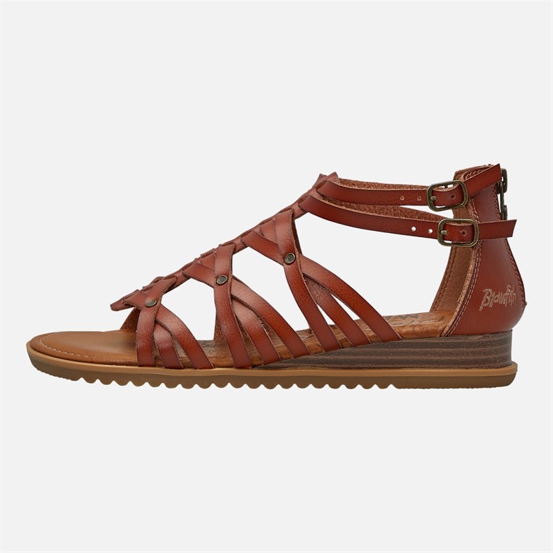 Dame bloomy ankelremssandaler Scotch Dyecut - Billede 1