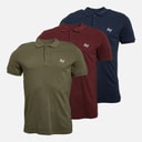 Herre Joseph trepak polo shirts Marine/Khaki/Bourgogne