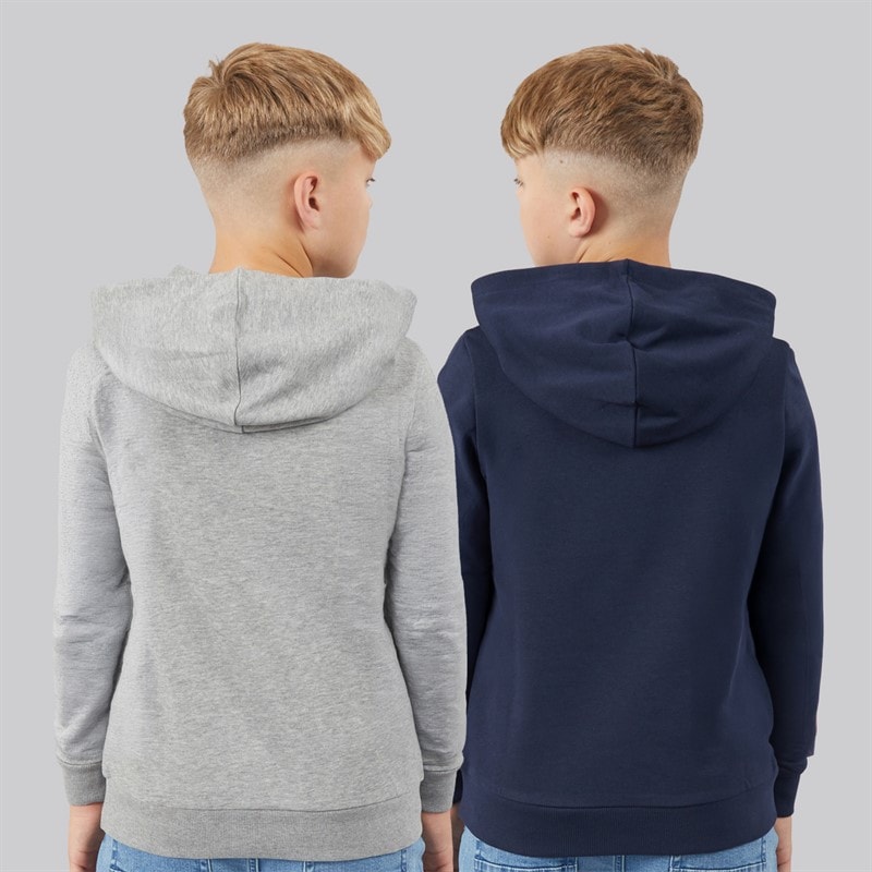 Drenge mikk to-pak hættetrøjer Navy Blazer/Hellgrau Marl - Billede 2