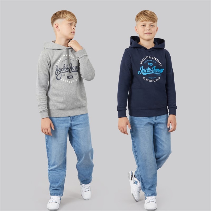Drenge mikk to-pak hættetrøjer Navy Blazer/Hellgrau Marl - Billede 3