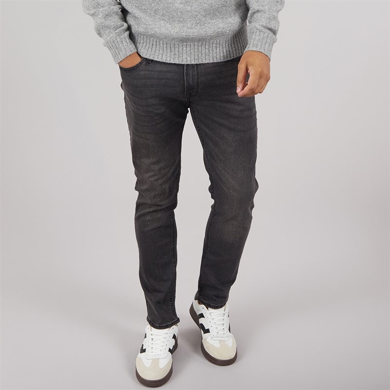 Herre glenn sq354 slim fit jeans Sort - Billede 1