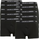 Herre solide ti-pak boksershorts Sort