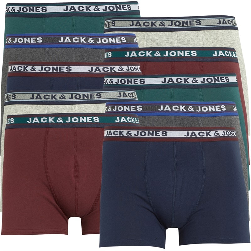 Herre solide ti-pak boksershorts Multi - Billede 1