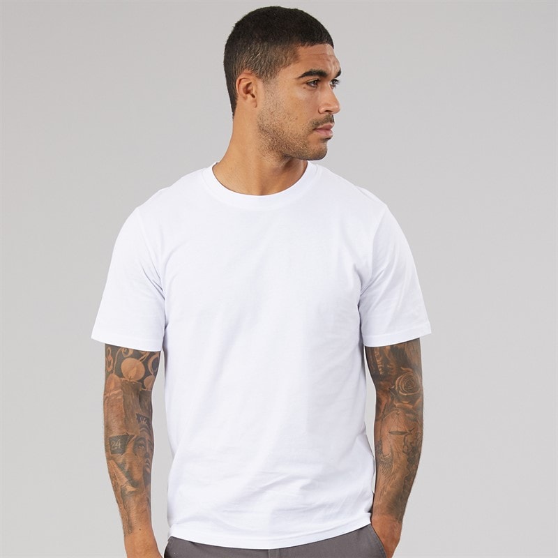 Herre afslappet t-shirt Hvid - Billede 1