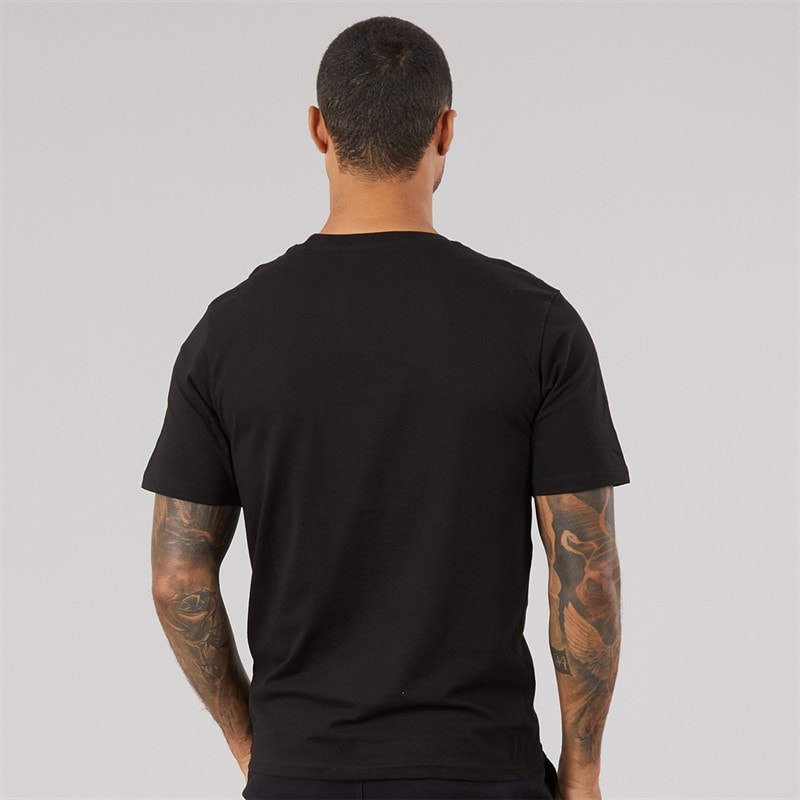 Herre afslappet t-shirt Sort - Billede 2