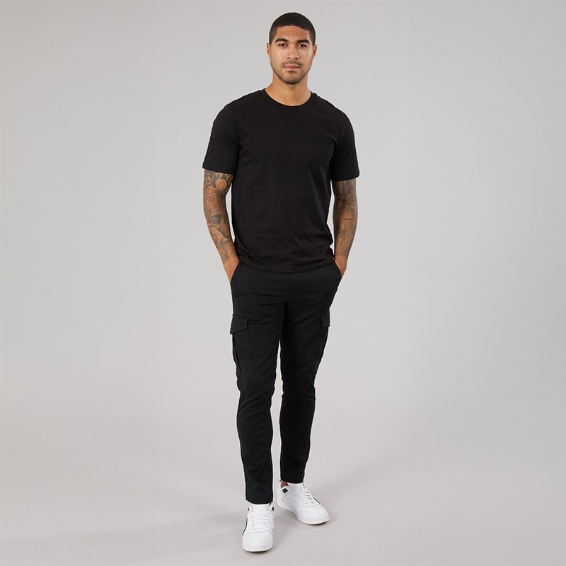 Herre afslappet t-shirt Sort - Billede 3