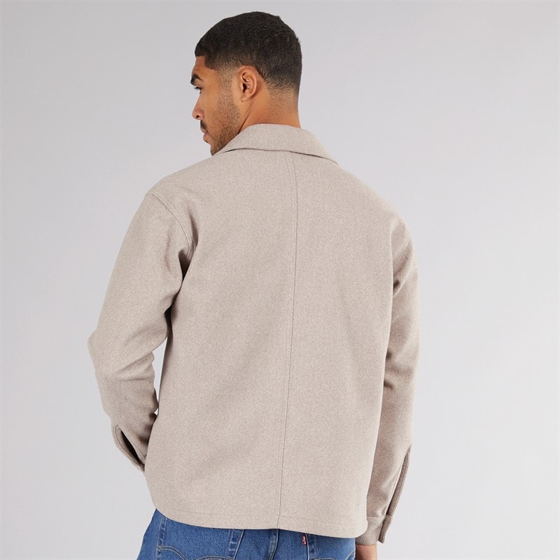 Herre baxter overshirt Oatmeal - Billede 2
