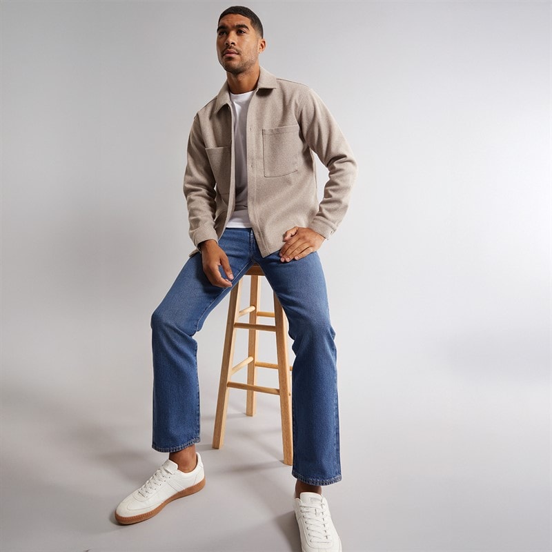Herre baxter overshirt Oatmeal - Billede 4