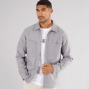 Herre baxter overshirt Light Grey Marl
