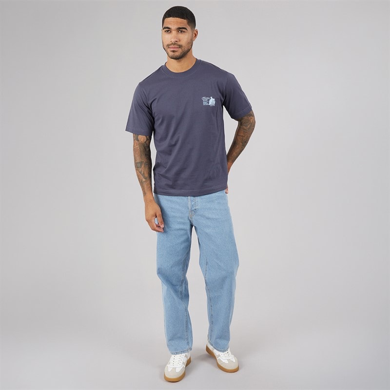 Herre alex sq 704 baggy fit jeans Lyseblå - Billede 4