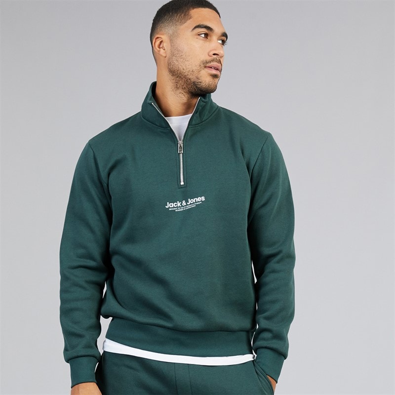 Herre vesterbro 1/4 zip sweatshirt Magical Forest - Billede 2