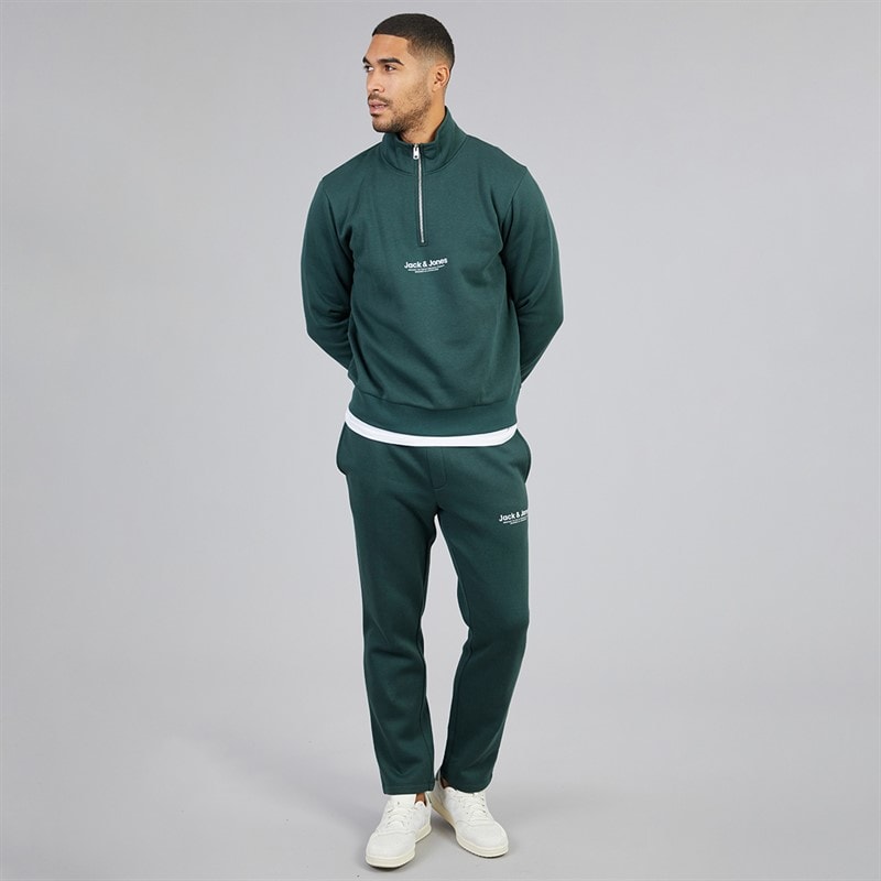 Herre vesterbro 1/4 zip sweatshirt Magical Forest - Billede 4