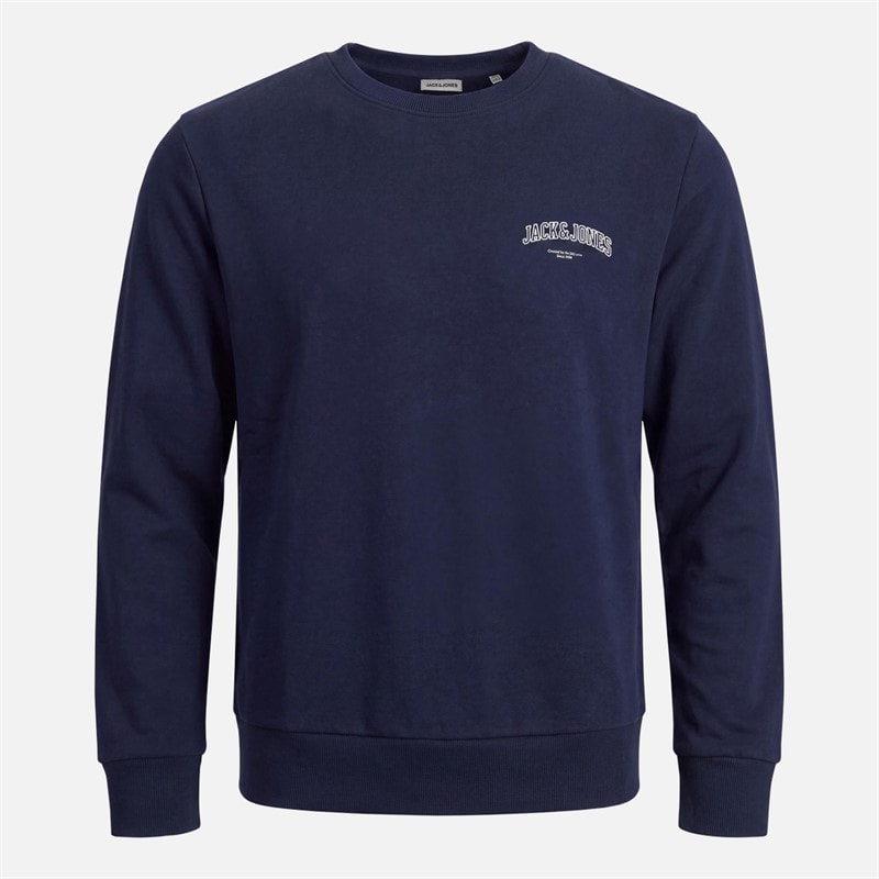 Herre jeffrey trepak sweatshirts navy blazer/lysegrå melange Navy Blazer/Hellgrå meleret/Sort - Billede 3