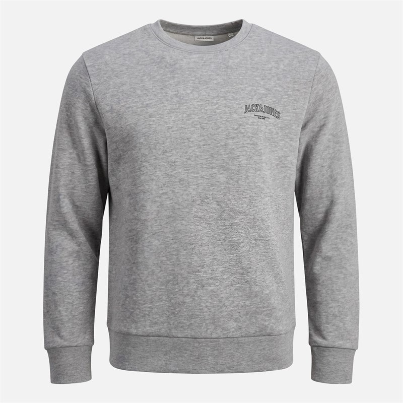Herre jeffrey trepak sweatshirts navy blazer/lysegrå melange Navy Blazer/Hellgrå meleret/Sort - Billede 4