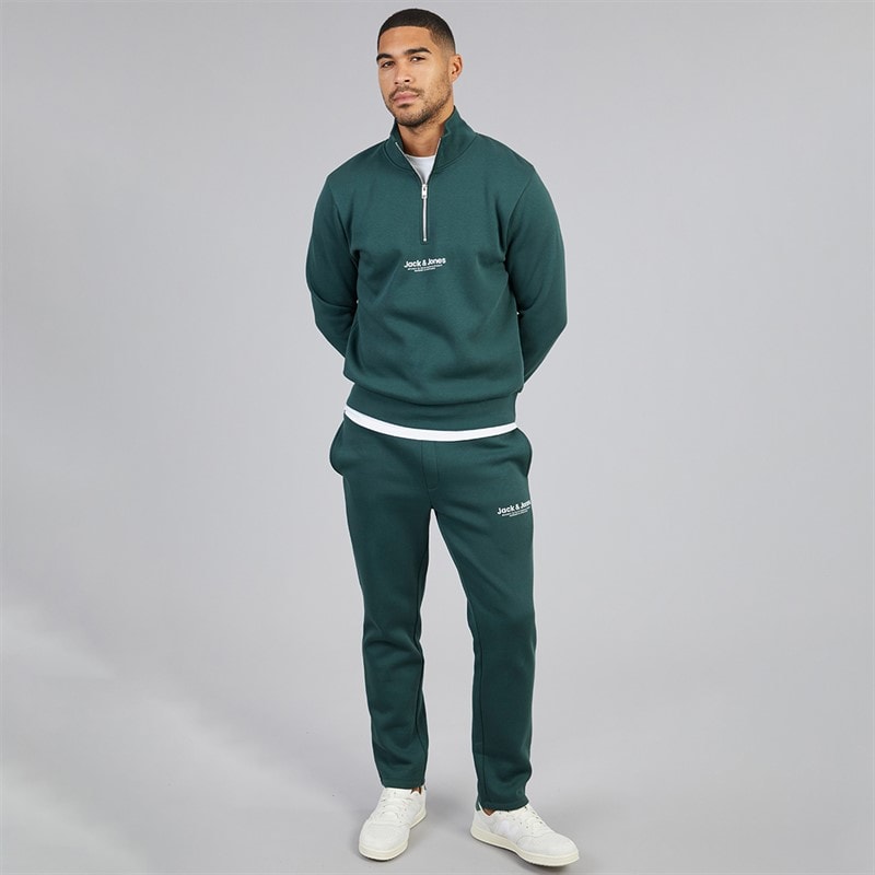 Herre 1/4 lynlås åbent ben tracksuit Magical Forest - Billede 1