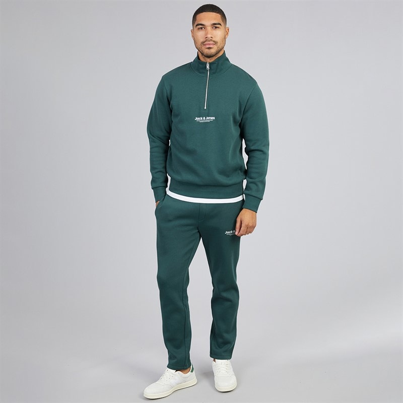 Herre 1/4 lynlås åbent ben tracksuit Magical Forest - Billede 4