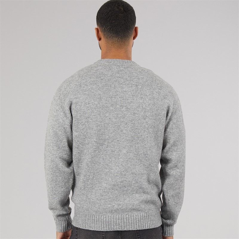 Herre soho ollie crew neck trøje Light Grey Marl - Billede 2