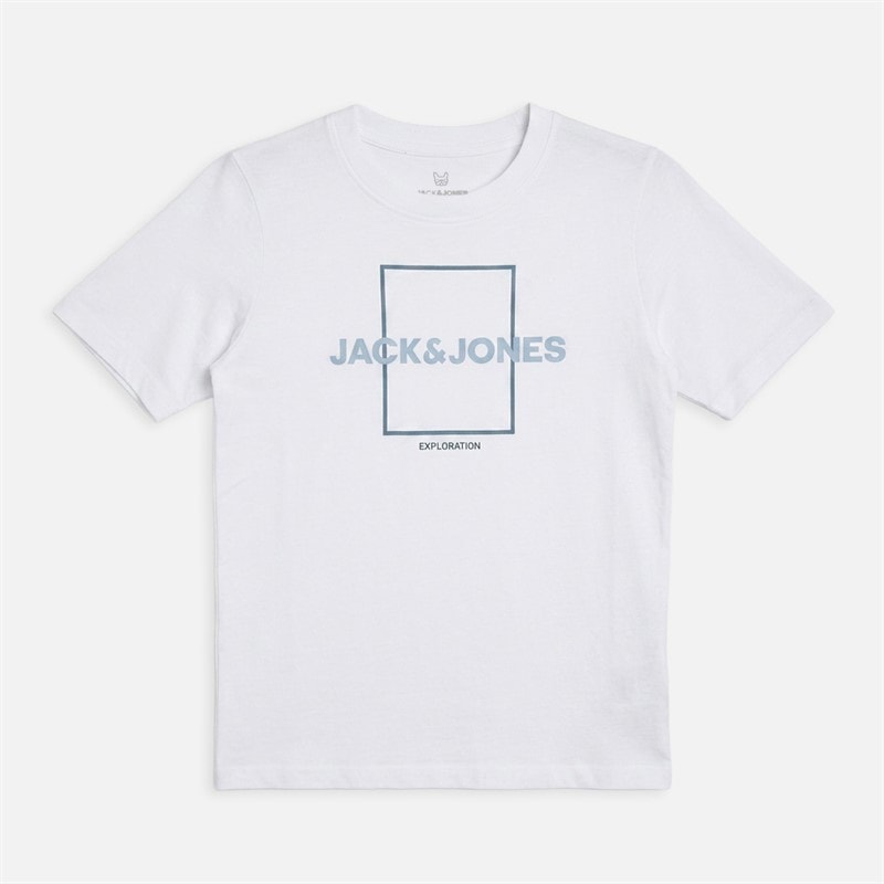 Drenge stone tre-pak t-shirts Hvid/Navy Blazer/Sort - Billede 2