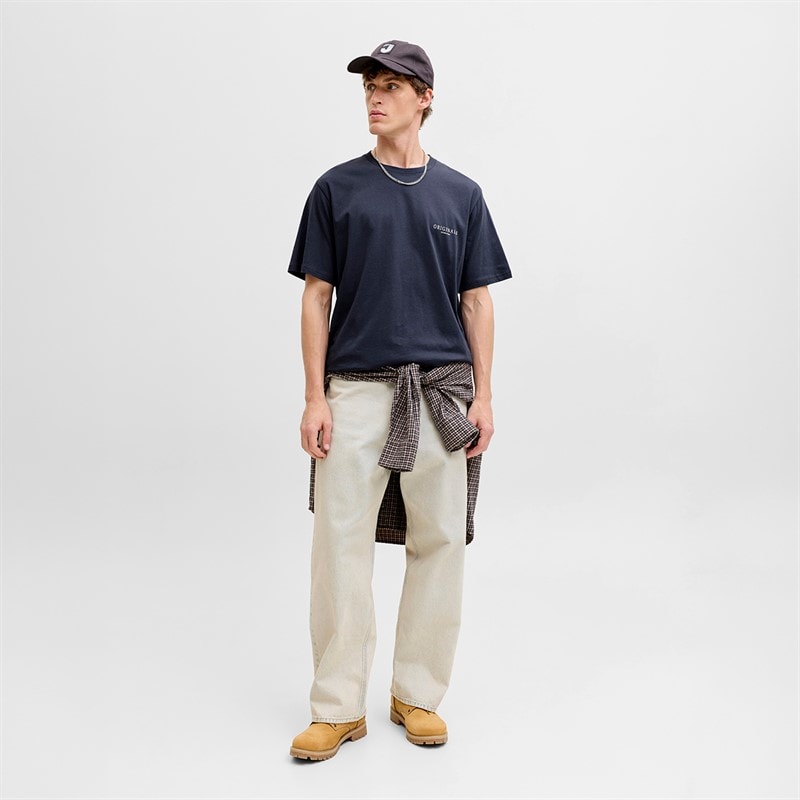 Herre montauk aop ryg t-shirt Odyssey Gray - Billede 3