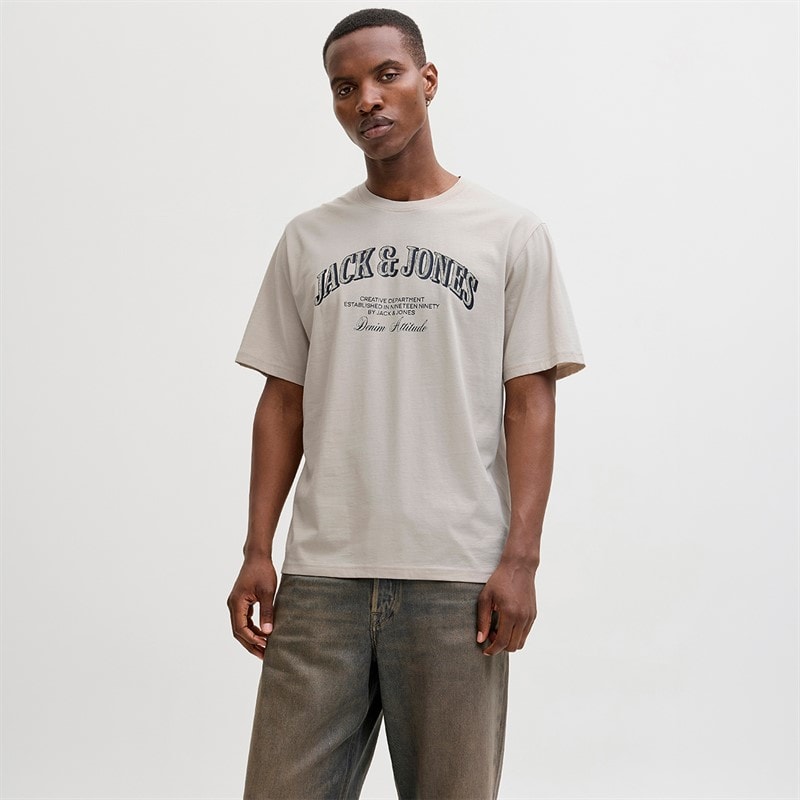Herre denver grafisk t-shirt Moonbeam - Billede 1