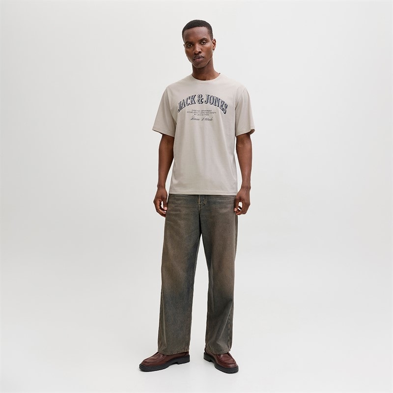Herre denver grafisk t-shirt Moonbeam - Billede 2