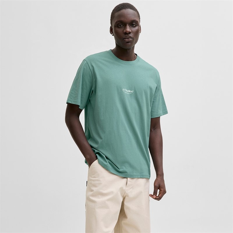 Herre soho t-shirt Mineral Blue - Billede 1