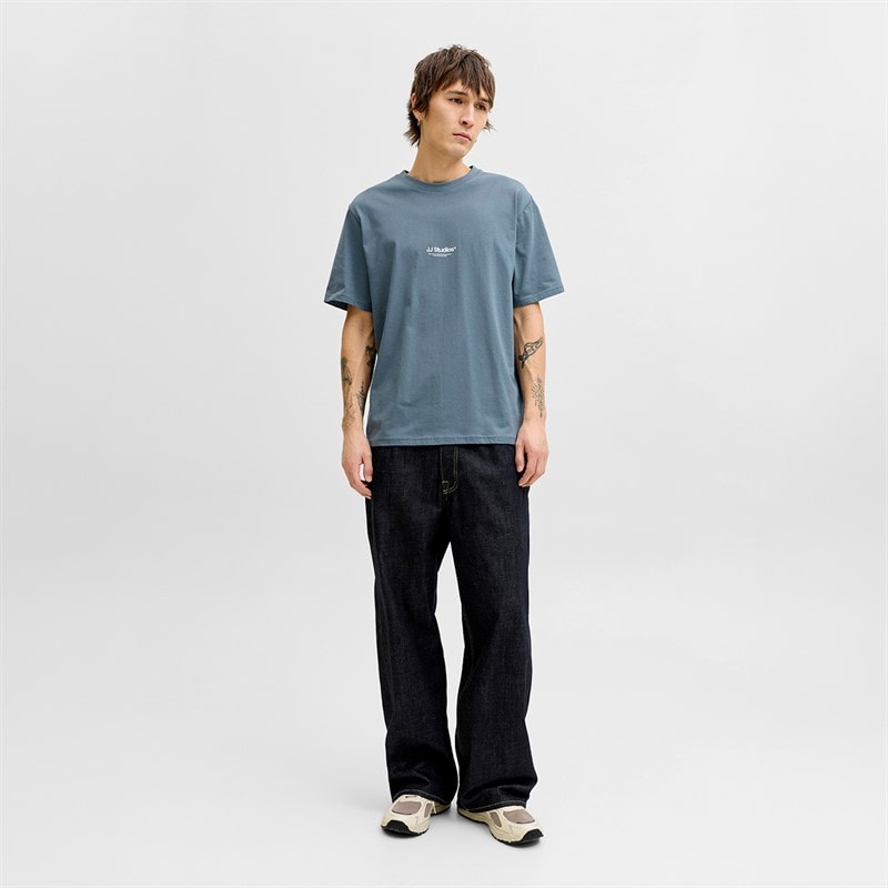 Herre soho t-shirt Blue Mirage - Billede 2