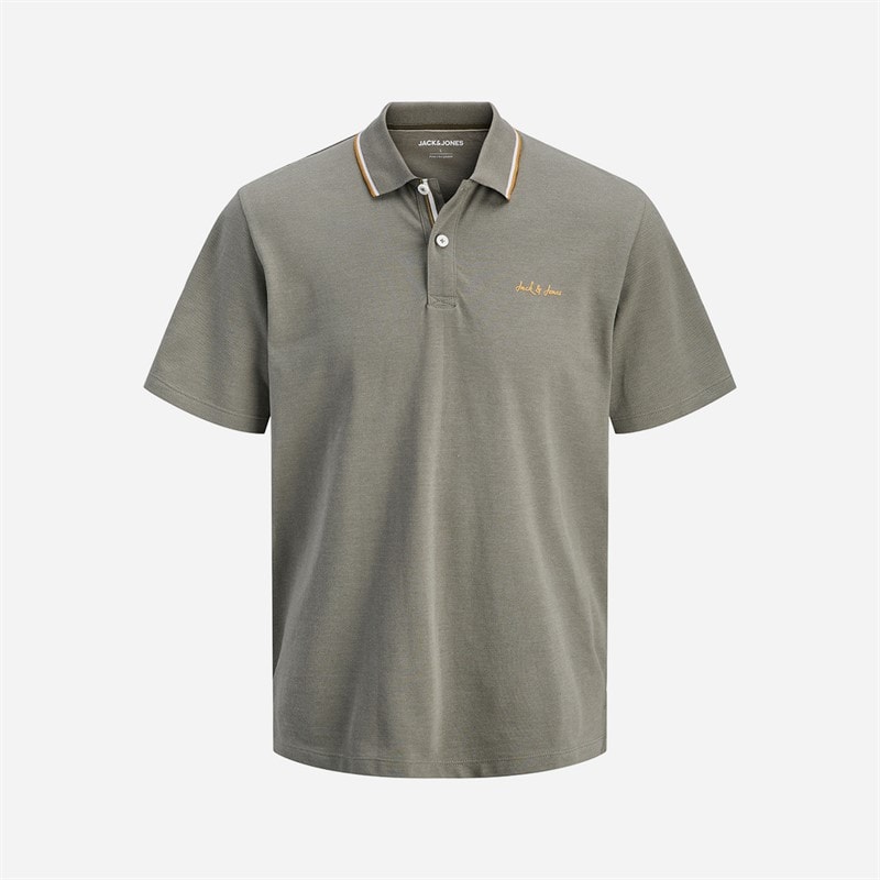 Herre blaze polo-shirt Vetiver Detail Melange - Billede 1