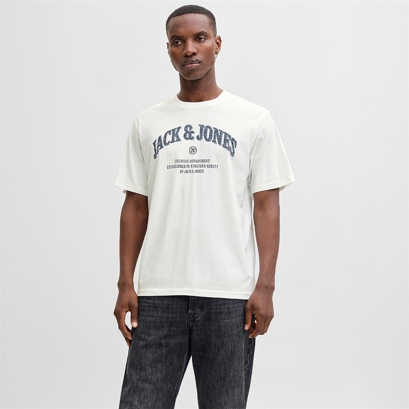 Herre denver grafisk t-shirt Cloud Dancer - Billede 1