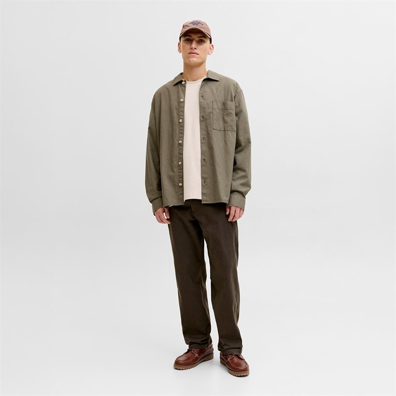 Herre Harrison structure t-shirt Moonbeam - Billede 3