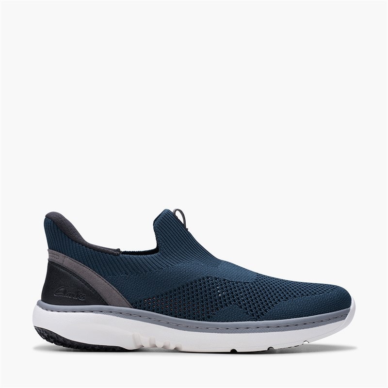 Clarks Herre pro free strikkede sneakers - Navy Knit