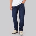 Herre straight fit denimjeans Dark Wash