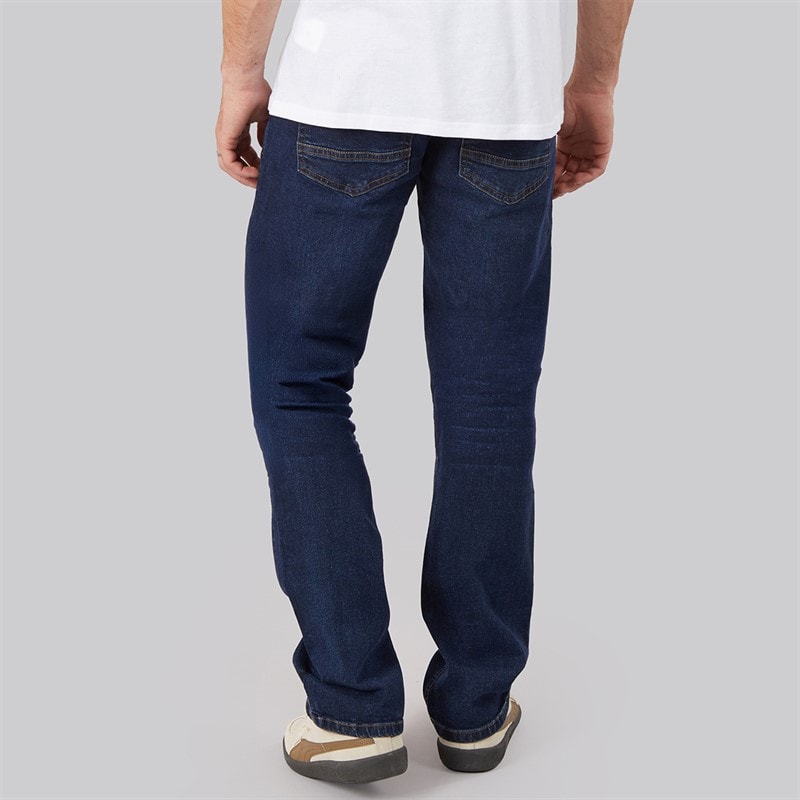 Herre straight fit denimjeans Dark Wash - Billede 2